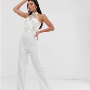 Chi chi London White Jumpsuit - New, With tags